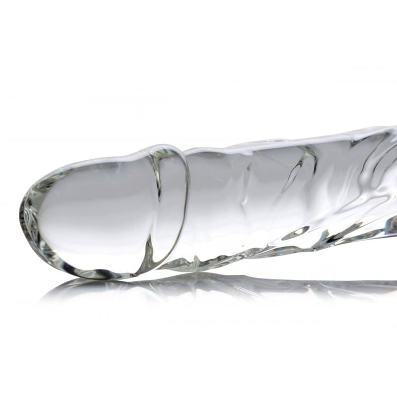 Brutus Glass Dildo Thruster - Clear