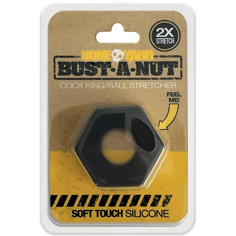 Bust a Nut Cock Ring - Black