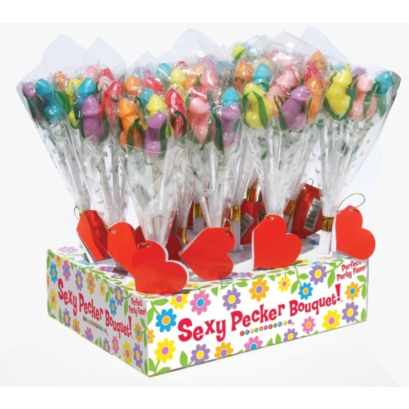 Candy Penis Bouquet - 12 Piece Display CP-669