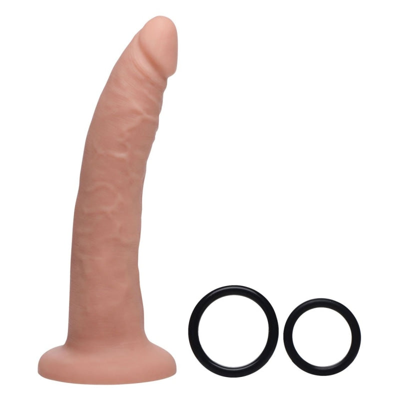 Charmed 7.5 Inch Silicone Dildo With Harness - Harnesses & Strap-Ons