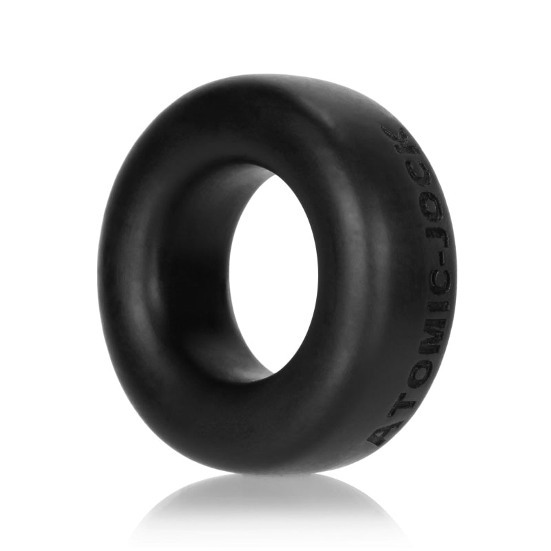 Cock T Comfort Cockring by Atomic Jock Silicone Smoosh - Black - Lgbtqiap2