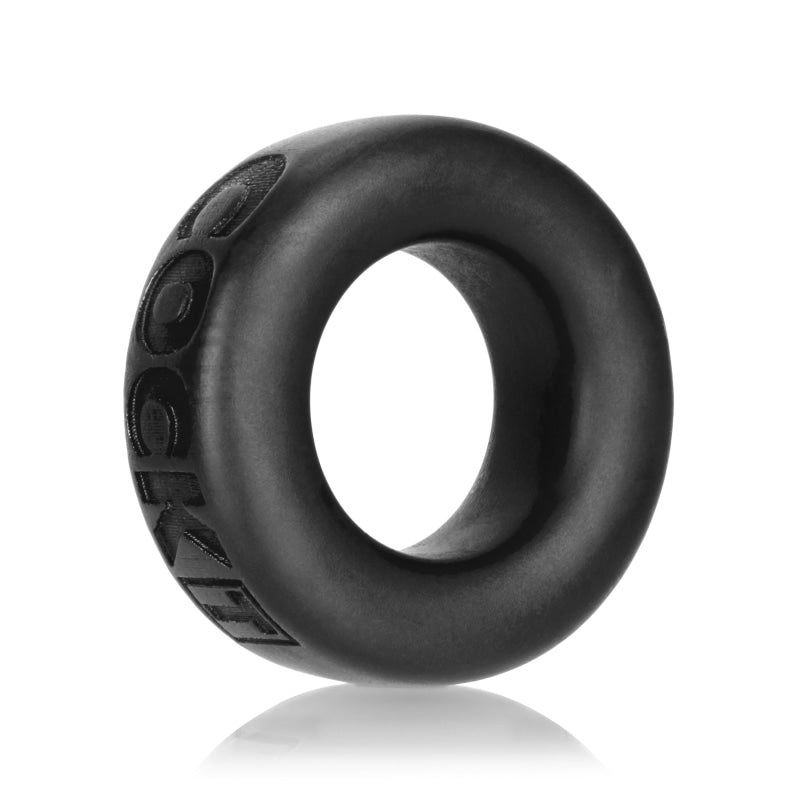 Cock T Comfort Cockring by Atomic Jock Silicone Smoosh - Black - Lgbtqiap2