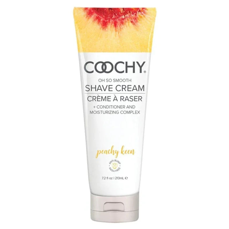 Coochy Oh So Smooth Shave Cream - Peachy Keen 7.2 Fl Oz 213ml - MyPleasure