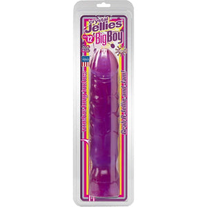 Crystal Jellies Big Boy 12 Inch - Purple