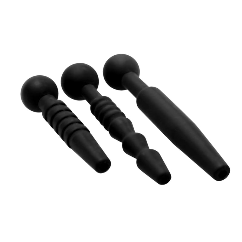 Dark Rods 3 Piece Silicone Penis Plug Set MS-AE840