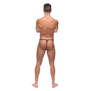 Diamond Mesh Posing Strap - One Size - Navy