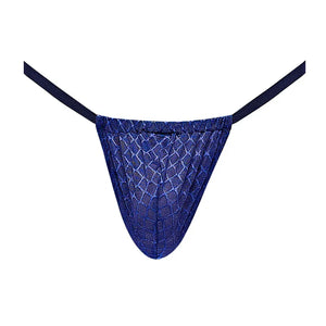 Diamond Mesh Posing Strap - One Size - Navy