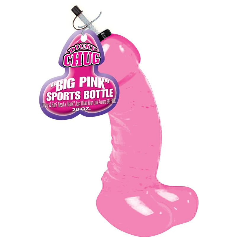 Dicky Chug Sports Bottle - Big Pink