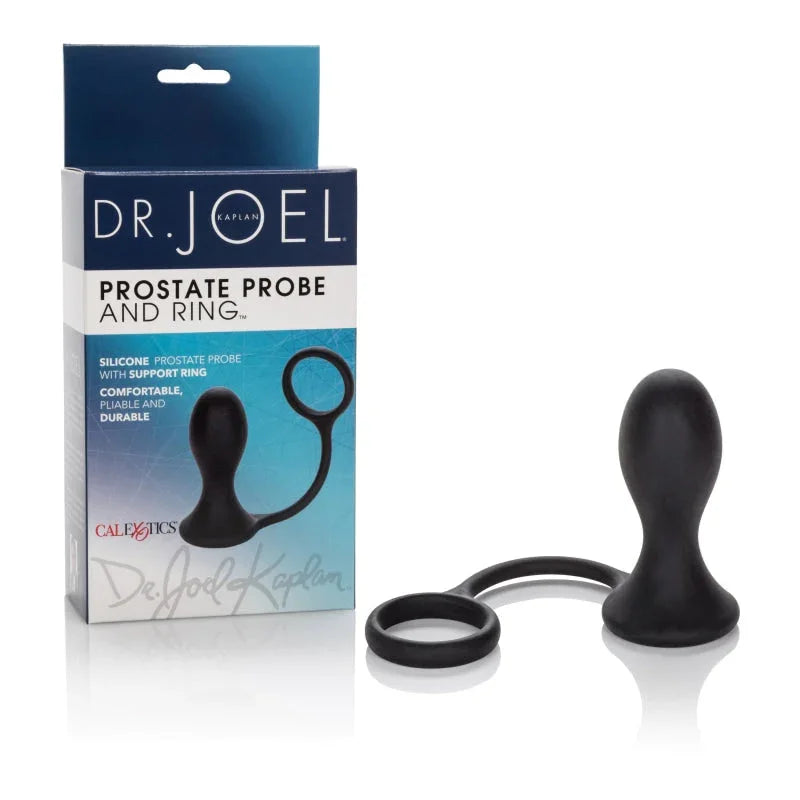 Dr. Joel Kaplan Prostate Probe and Ring - Black - MyPleasure