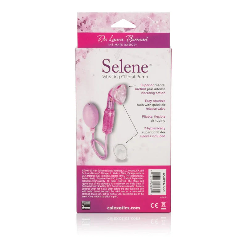 Dr. Laura Berman Selene Vibrating Clint Pump - MyPleasure