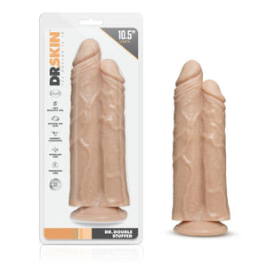 Dr. Skin - Double Trouble - Double Shaft Dildo - Vanilla