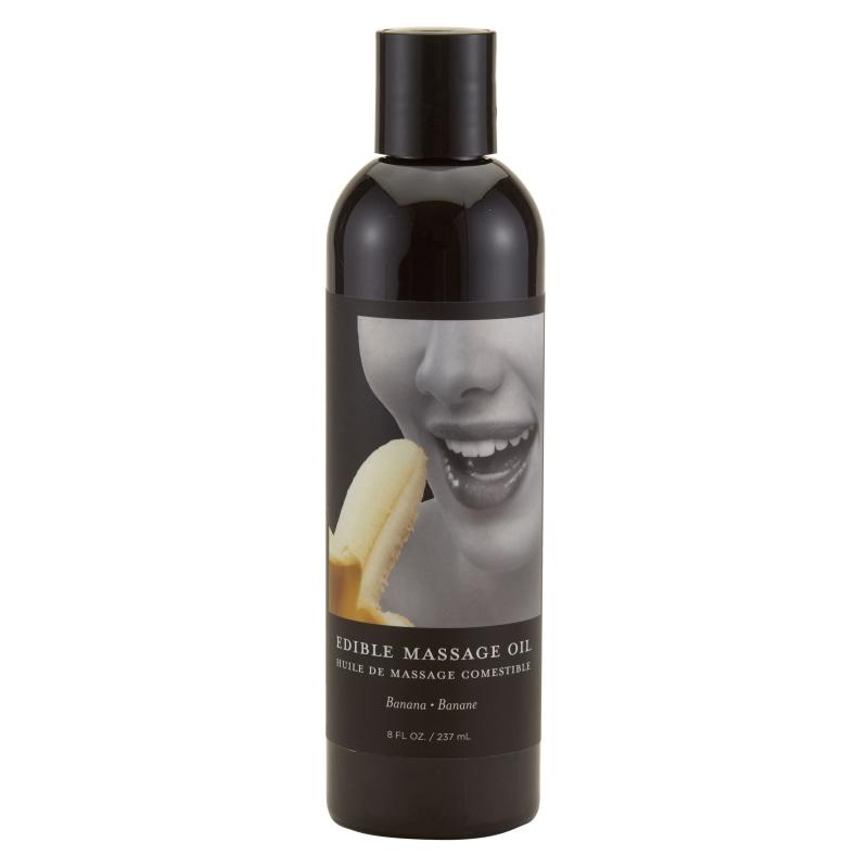 Edible Massage Oil 8 Oz. - Banana EB-MSE010