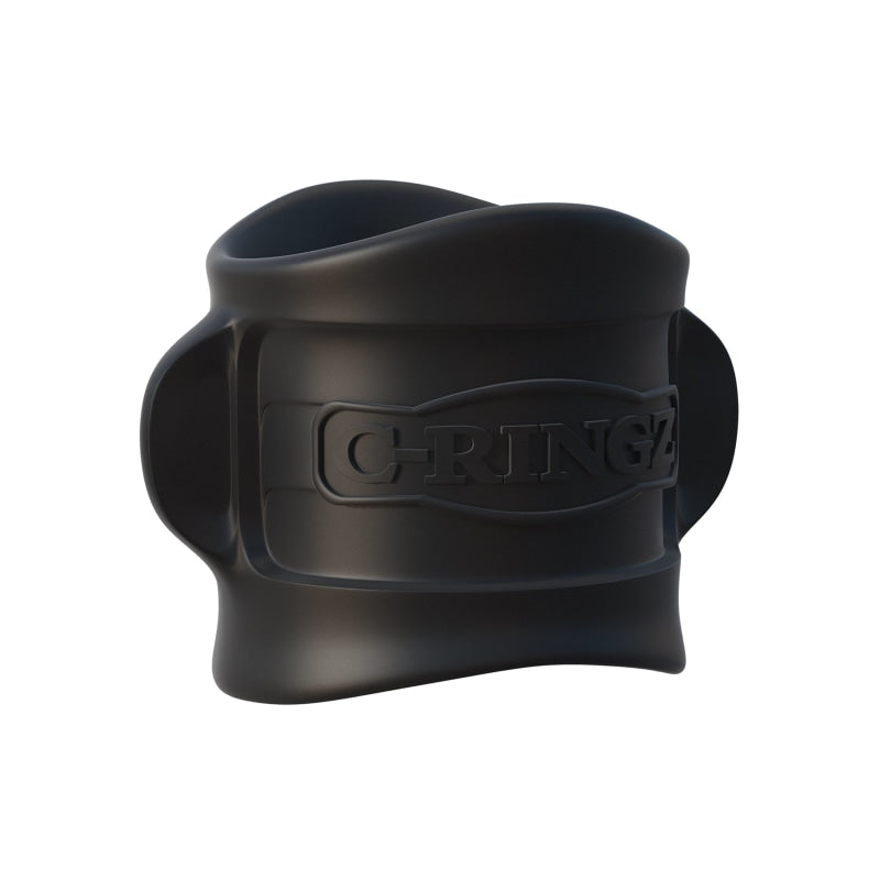 Fantasy C-Ringz Silicone Ball Stretcher - Black