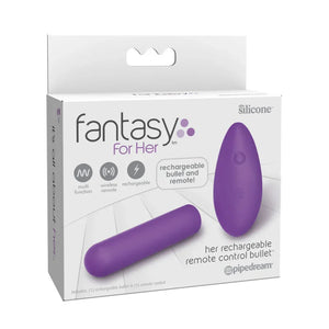 Fantasy for Her - Her Rechargeable Remote Control Bullet Purple