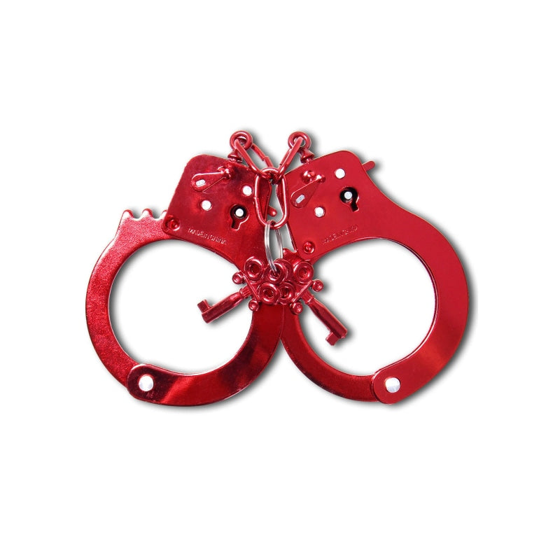 Fetish Fantasy Anodized Cuffs - Red