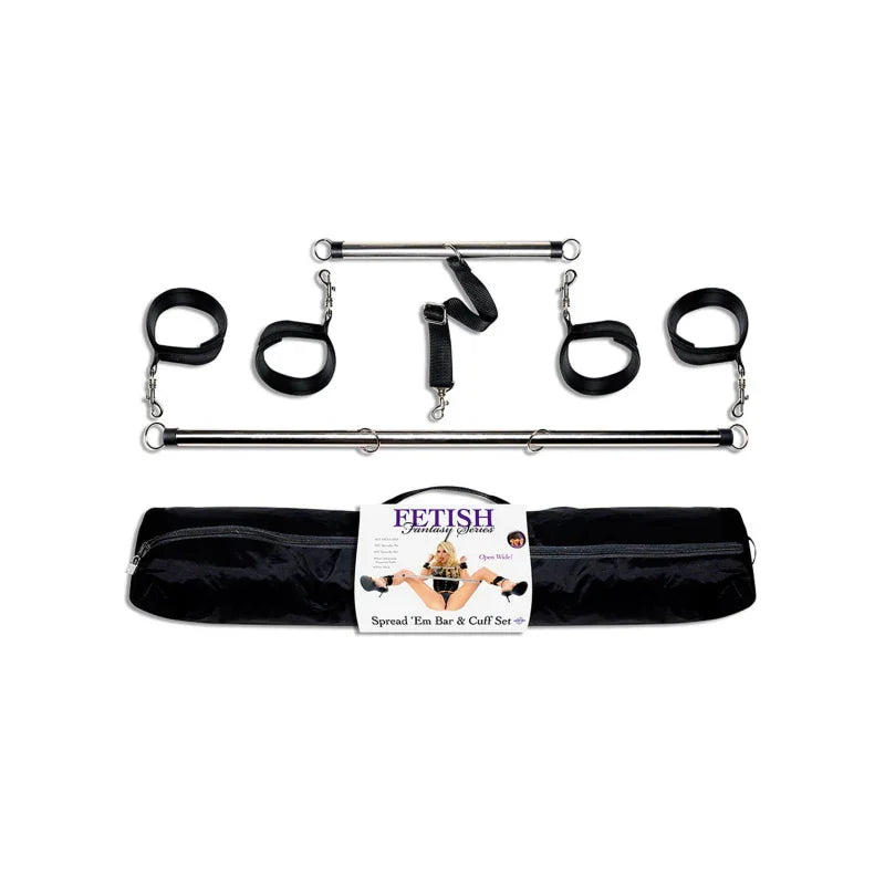 Fetish Fantasy Series - Spread 'Em Bar and Cuffs Set - MyPleasure