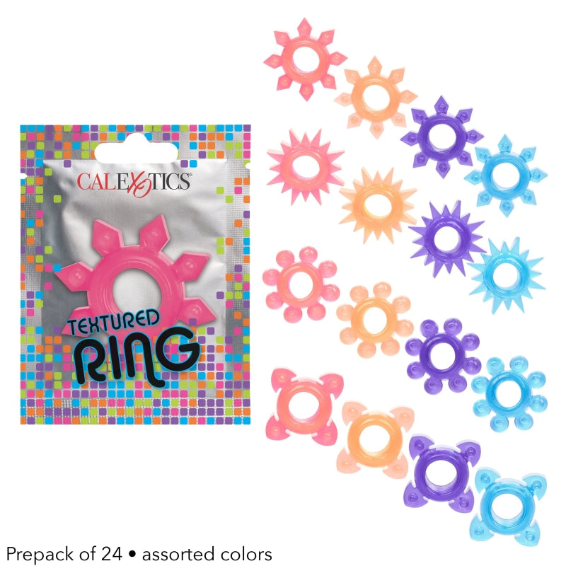 Foil Pack Textured Ring - Prepack of 24 - Cockrings