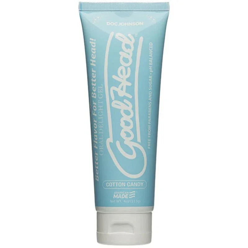 Goodhead - Oral Delight Gel - 4 Oz Tube - Cotton Candy - MyPleasure