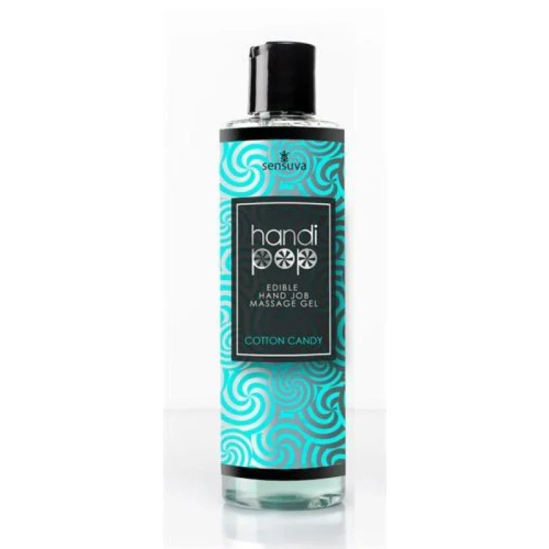 Handi Pop Handjob Massage Gel - Cotton Candy - 4.2 Oz. - MyPleasure
