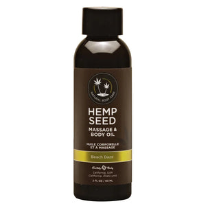 Hemp Seed Massage and Body Oil Beach Daze - MyPleasure