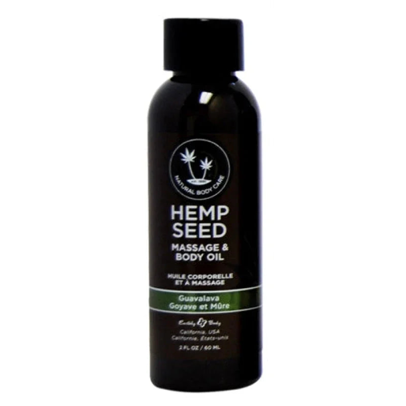 Hemp Seed Massage Oil - 2 Fl. Oz. - Guavalava - MyPleasure