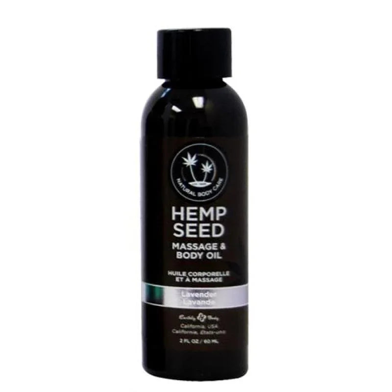 Hemp Seed Massage Oil - 2 Fl. Oz. - Lavender - MyPleasure