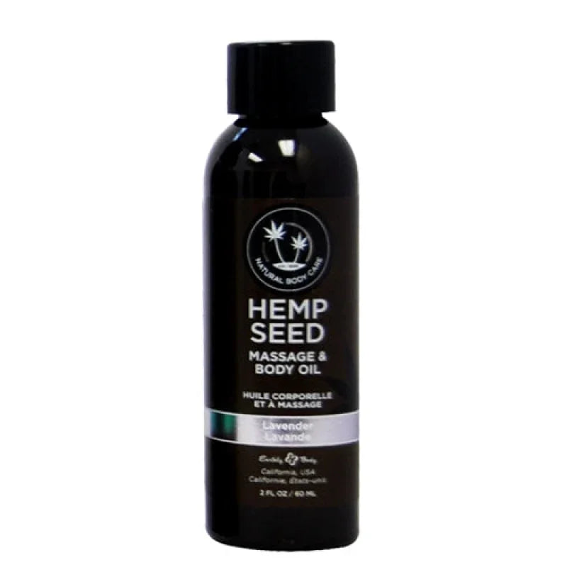 Hemp Seed Massage Oil - 2 Fl. Oz. - Lavender - MyPleasure