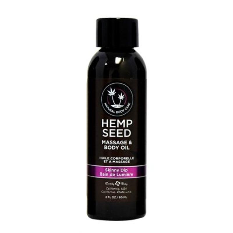 Hemp Seed Massage Oil - 2 Fl. Oz. - Skinny Dip EB-MAS221E