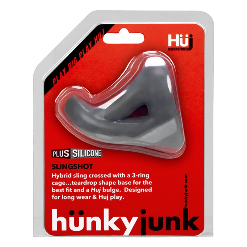 Hunkyjunk Slingshot 3 Ring Teardrop - Stone