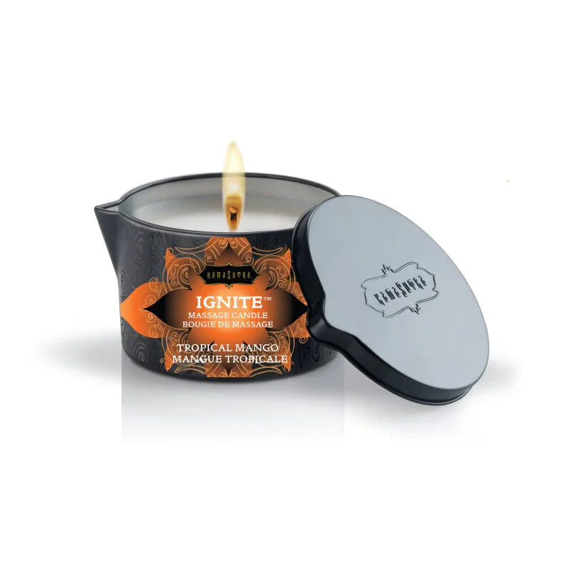 Ignite Tropical Mango Massage Candle - 6 Oz. - MyPleasure