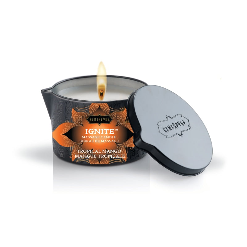 Ignite Tropical Mango Massage Candle - 6 Oz.