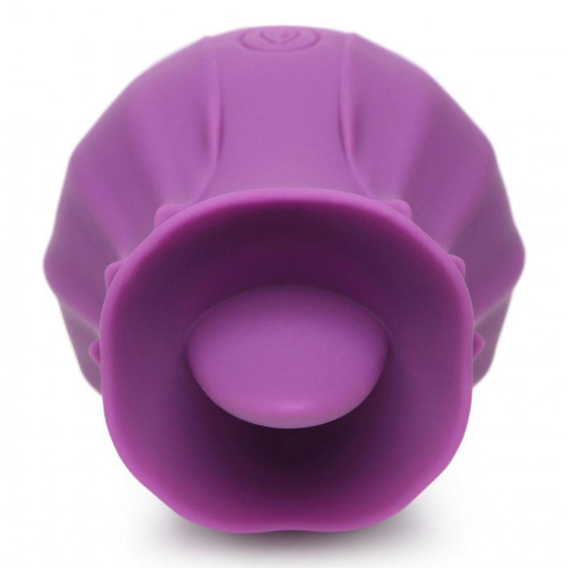 Inmi - Bloomgasm Wild Violet Licking Silicone Stimulator - Violet - Vibrators