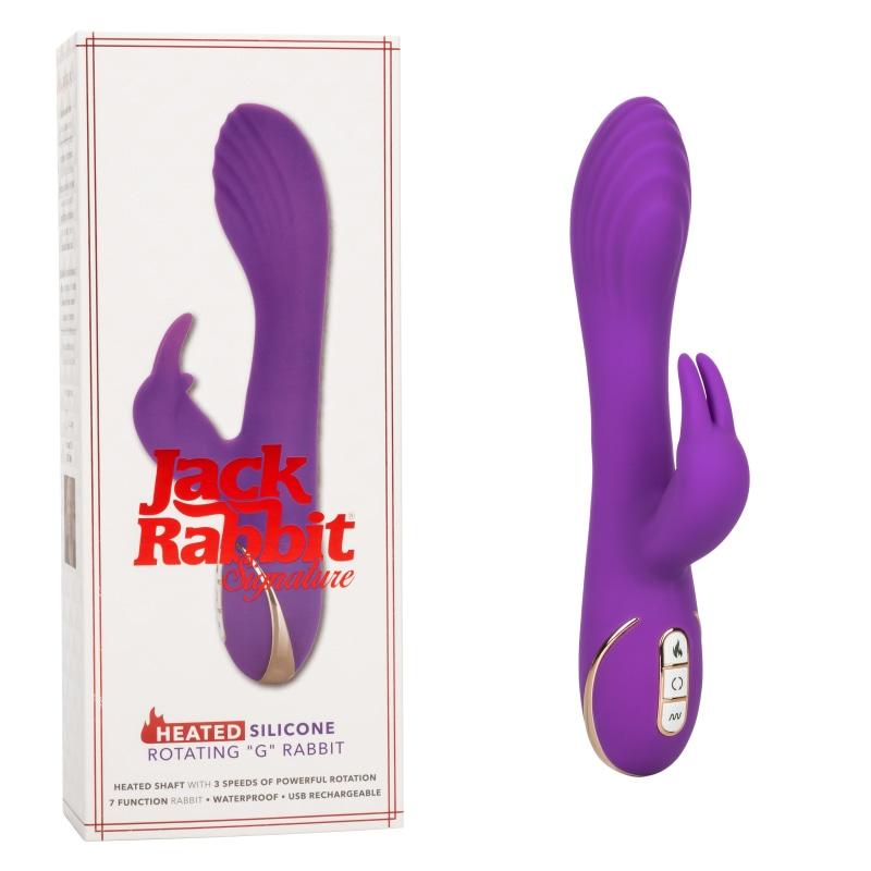 Jack Rabbit Signature Heated Silicone Rotating G Rabbit - Vibrator