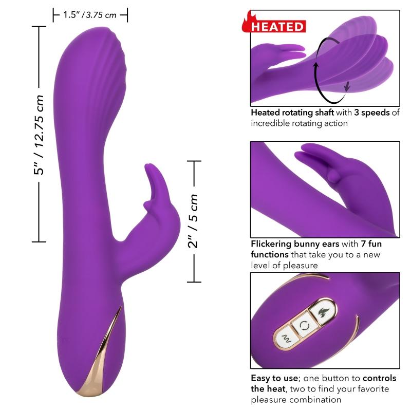 Jack Rabbit Signature Heated Silicone Rotating G Rabbit - Vibrator