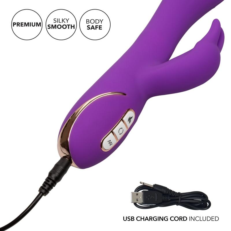 Jack Rabbit Signature Heated Silicone Rotating G Rabbit - Vibrator