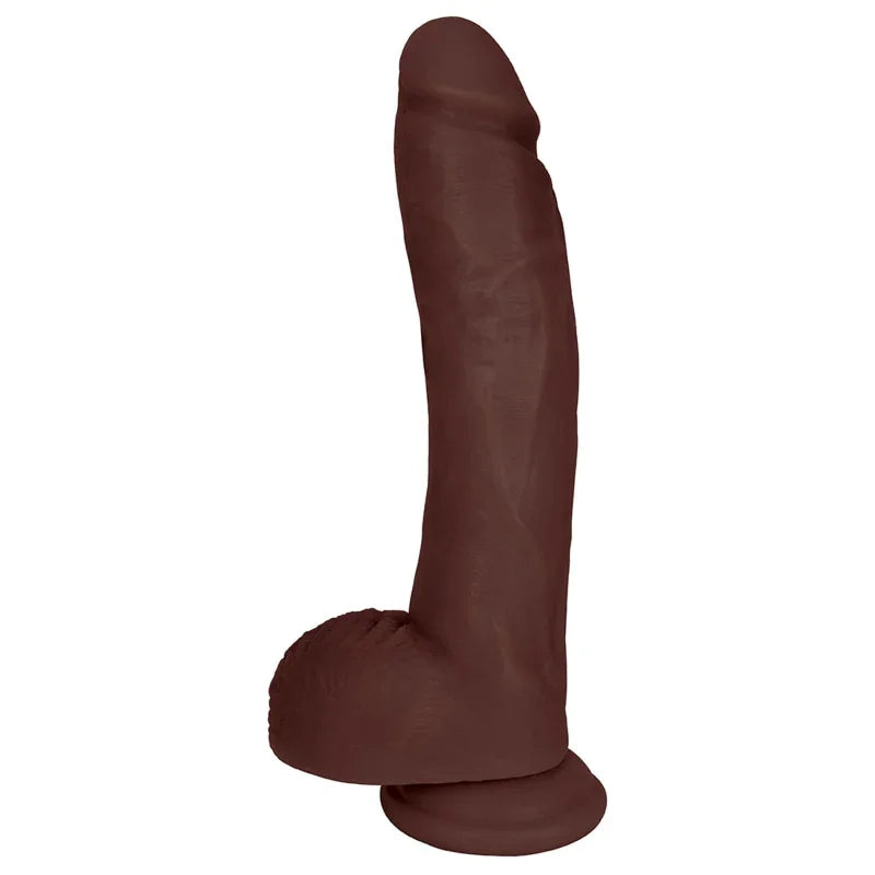Jock 10" Dong With Balls - Chocolate