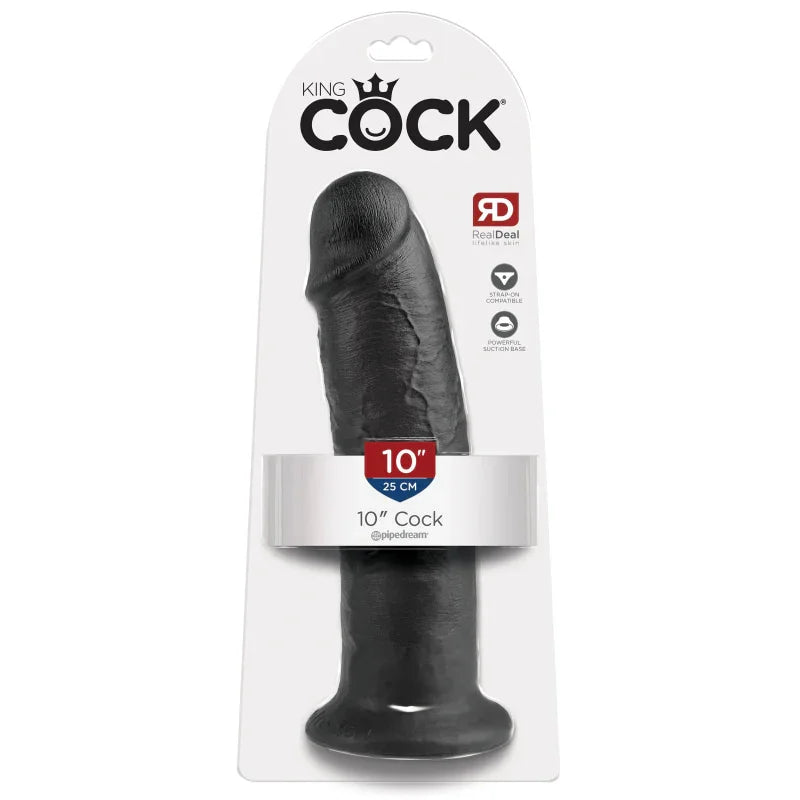 King Cock 10-Inch Cock - Black