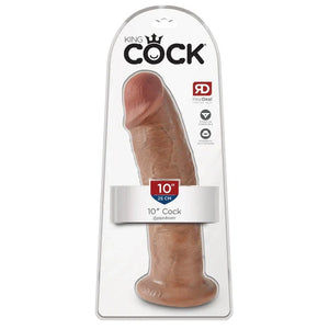 King Cock 10" Cock - Tan