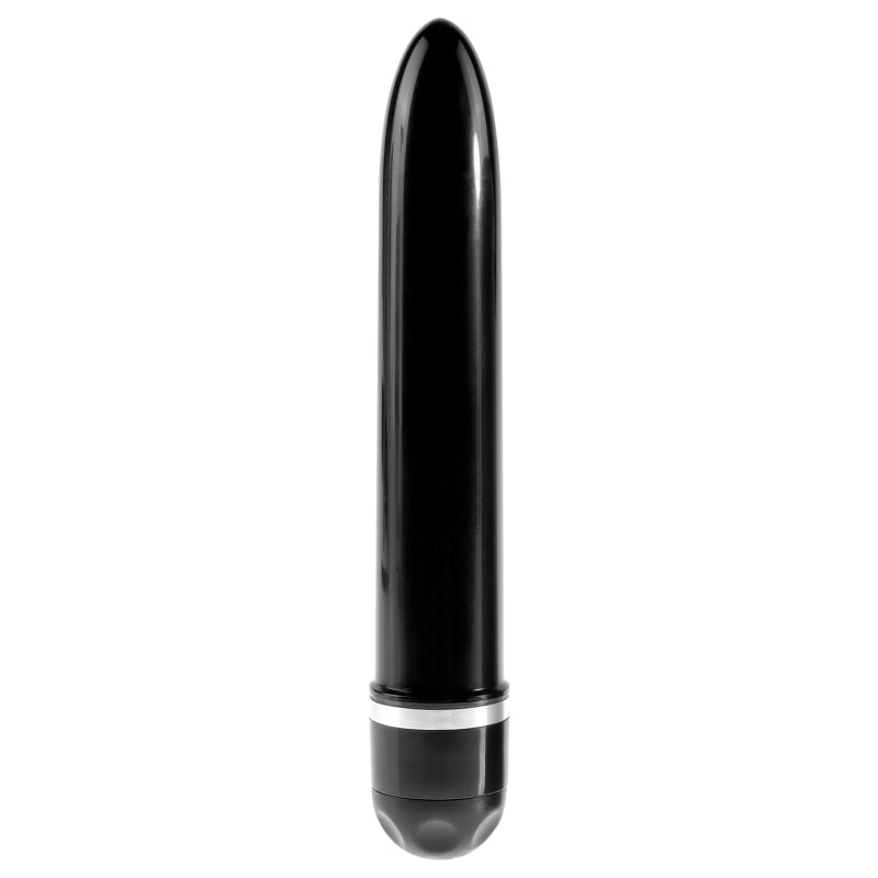 King Cock 10" Vibrating Stiffy Brown