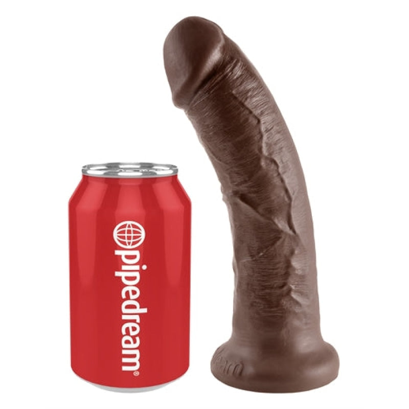 King Cock 8-Inch Cock Brown