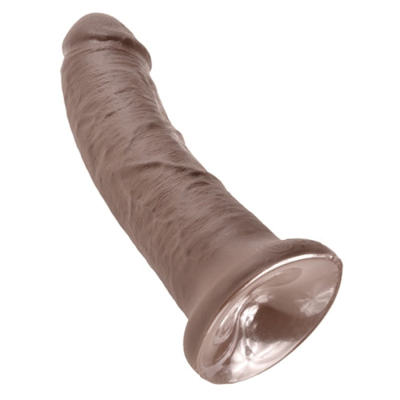 King Cock 8-Inch Cock Brown