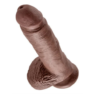 King Cock 8-Inch Cock With Balls - Brown - MyPleasure