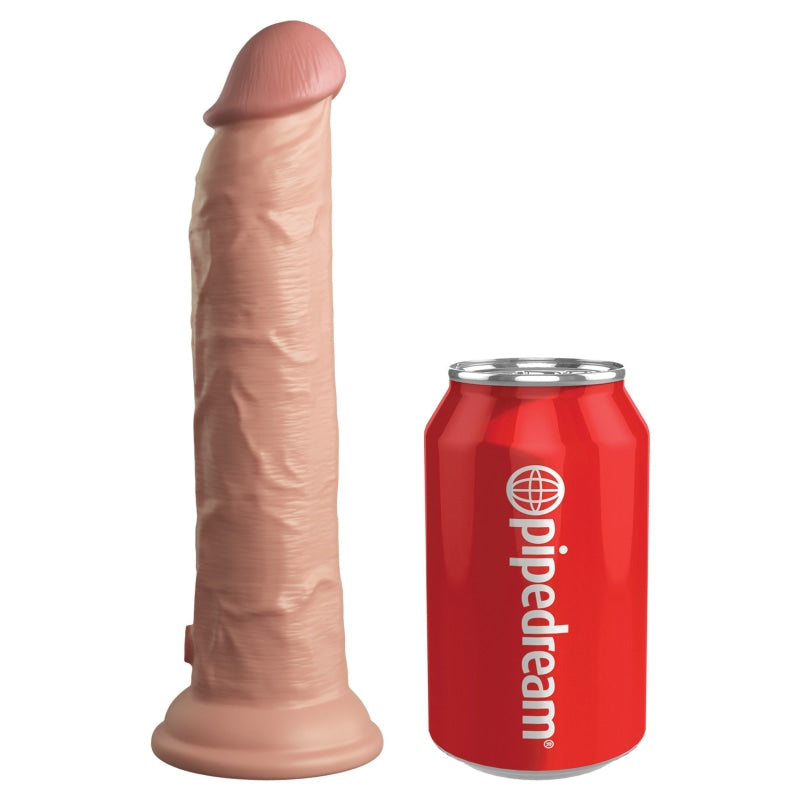 King Cock Elite 9 Inch Silicone Dual Density  Cock - Light