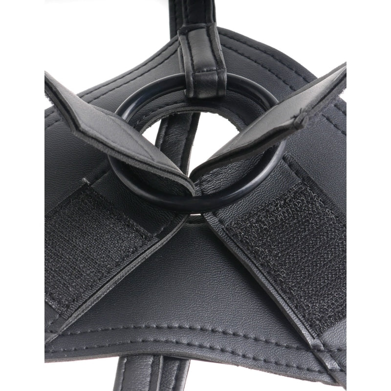 King Cock Strap-on Harness With 7" Cock - Tan