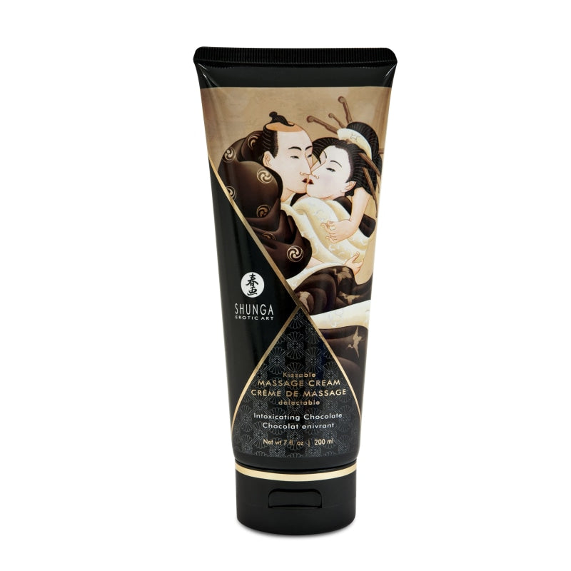 Kissable Massage Cream - Intoxicating Chocolate - 7 Fl. Oz. / 200 ml SHU4109