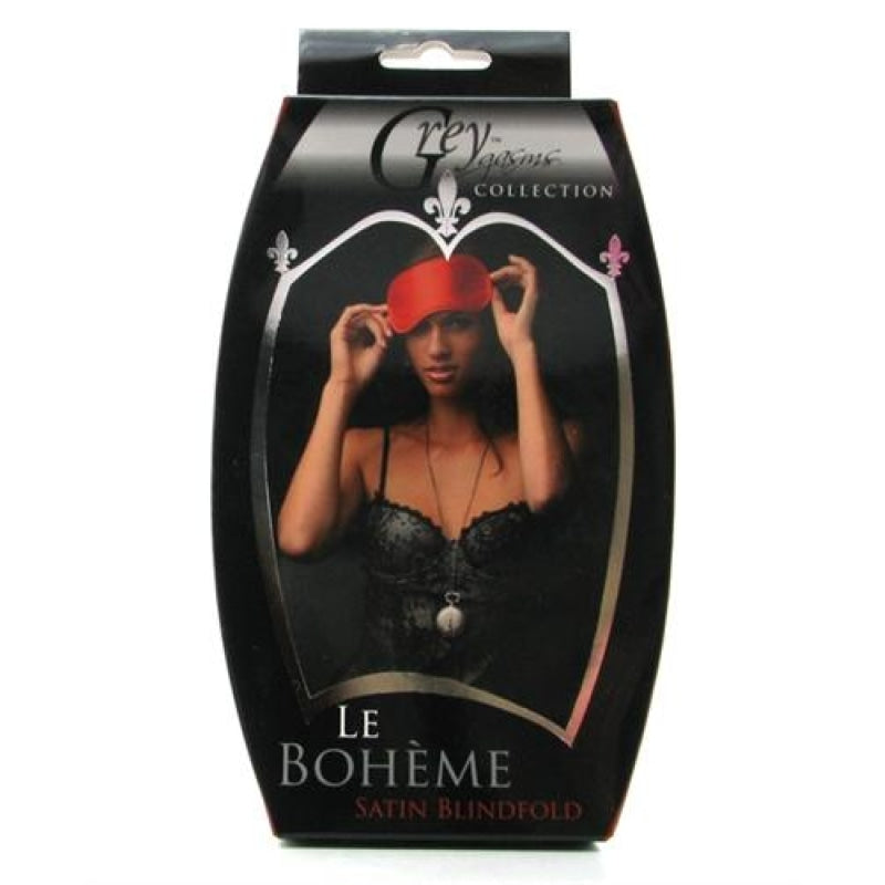 Le Boheme Satin Blindfold - Red GG-AC977R