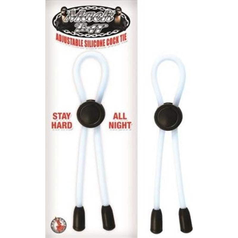 Mack Tuff Adjustable Silicone Cock Tie-Clear