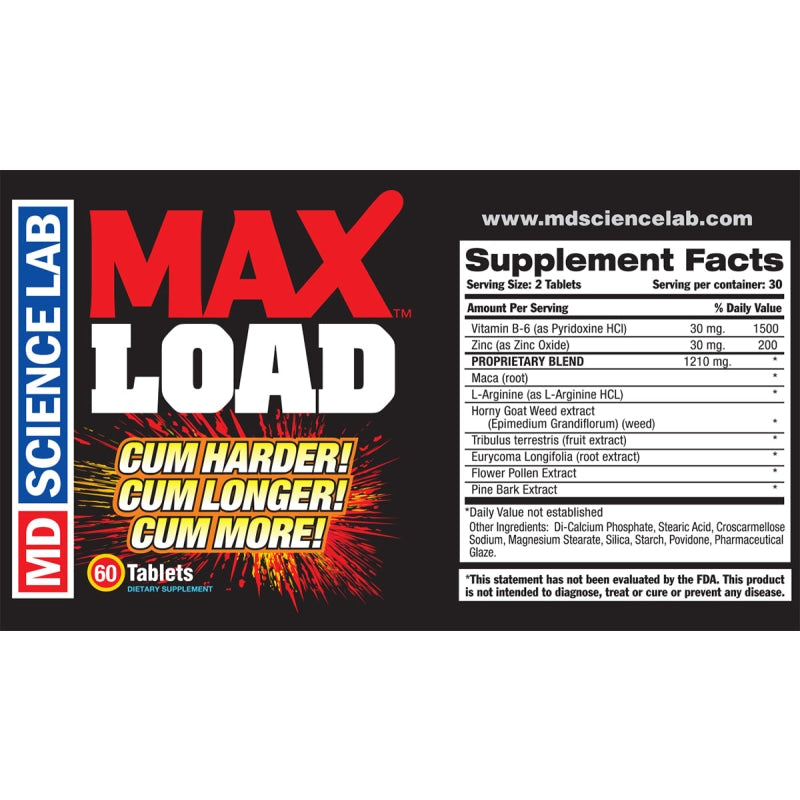 Max Load - 60 Count Bottle