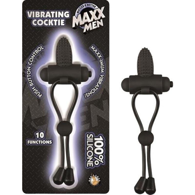 Maxx Men Vibrating Cocktie - Black NW2640