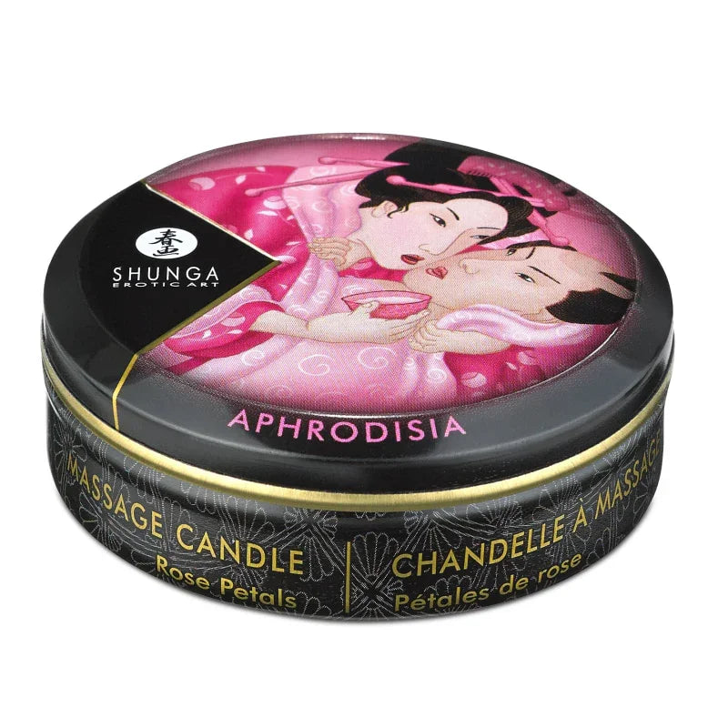 Mini Massage Candle - Aphrodisia - Roses Petals - 1 Fl. Oz. - MyPleasure
